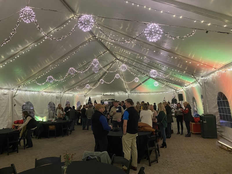 Holiday Tent Setup 2023 part 1